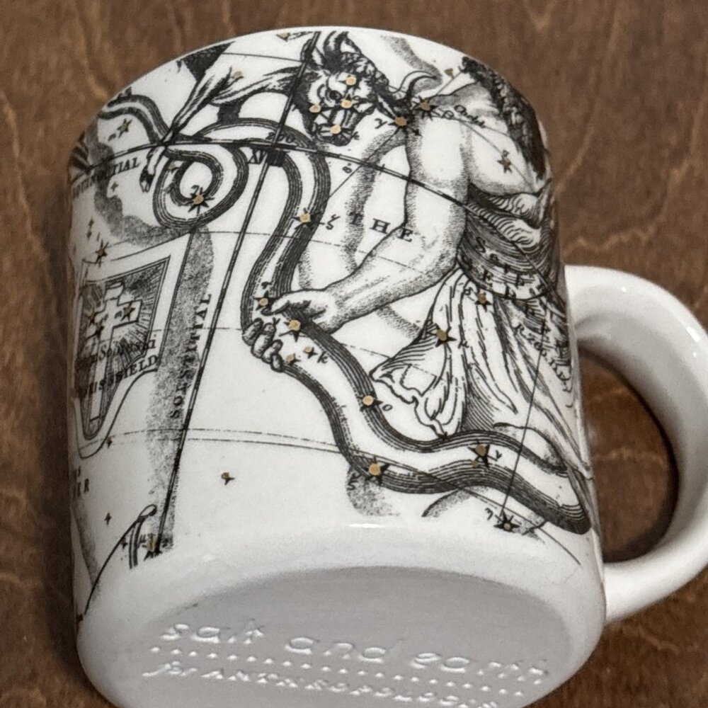Anthropologie Salt And Earth CAPRICORN Coffee Mug Tea Cup Zodiac Birthday Stars‎ - Picture 7 of 13